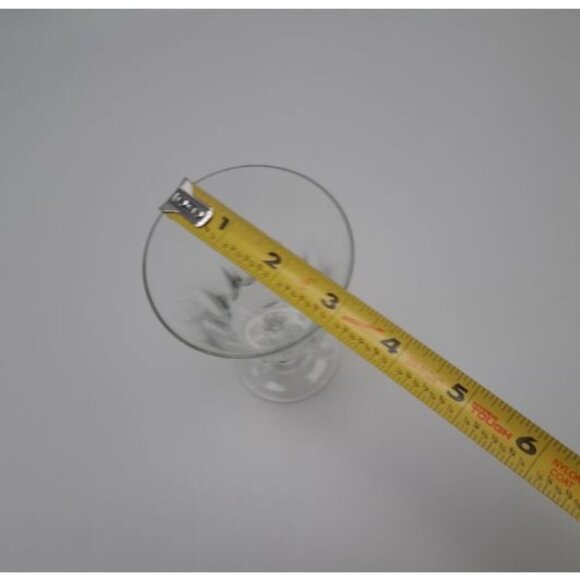 Vintage Glass Stemware Goblet - Picture 4 of 8